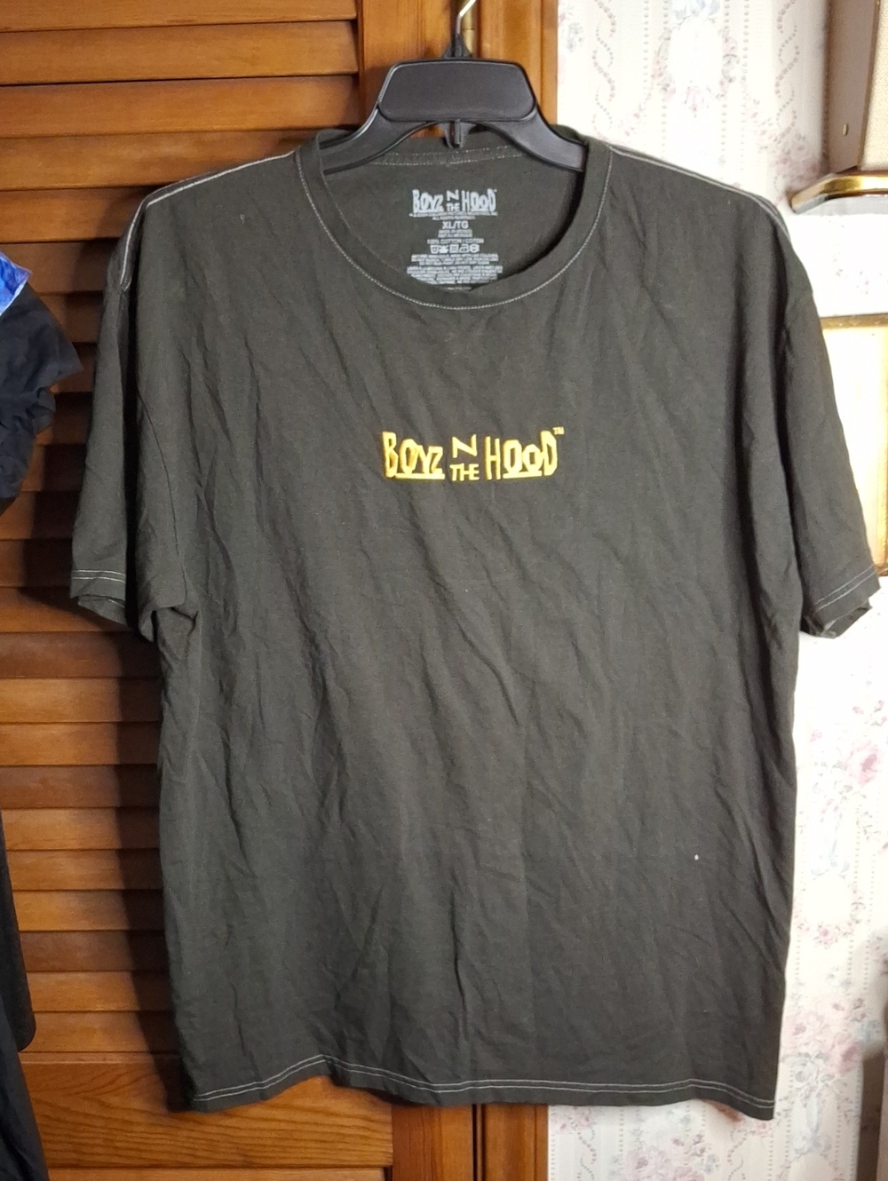 Boyz N The Hood Charcoal White Top Stitch Accents NWOT Unisex XL